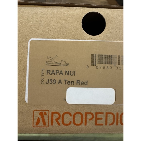 Arcopedico Women's‎ Rapa Nui Sandal Red Size 36 US 5.5-6 Comfort - Picture 8 of 9